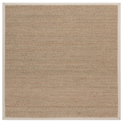 Natural Fiber Performance Solid Color Rug