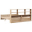 Bookcase Bed Without Mattress Single Solid Wood Pine-194767396