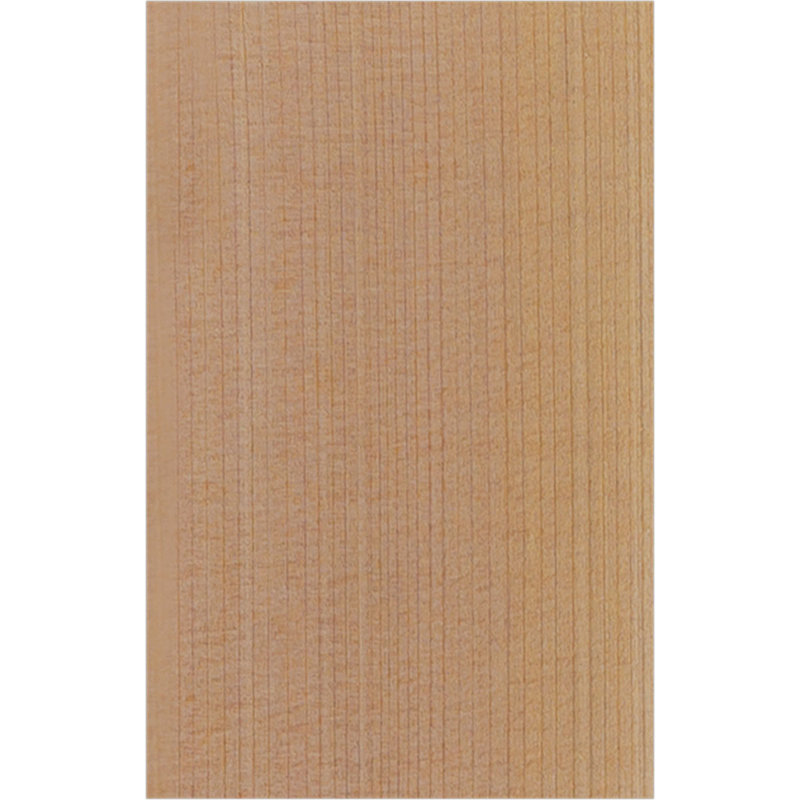 Queue de chevron lisse Carmel, Cèdre rouge de l'Ouest, H 6 po x l 3 1/2 po x L 32 po