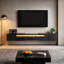Corner TV Stand for TVs up to 85"