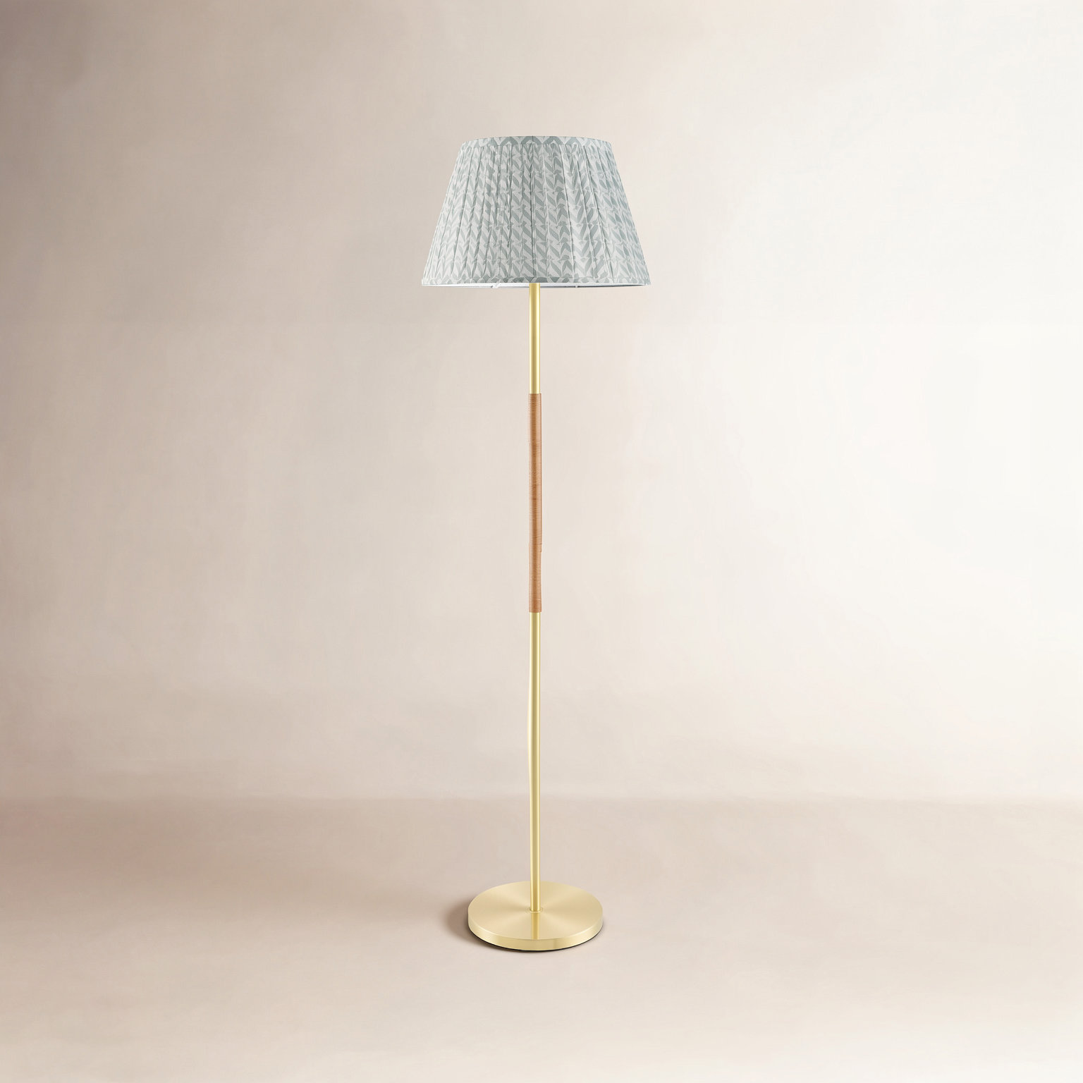 62" Floor Lamp, Gray