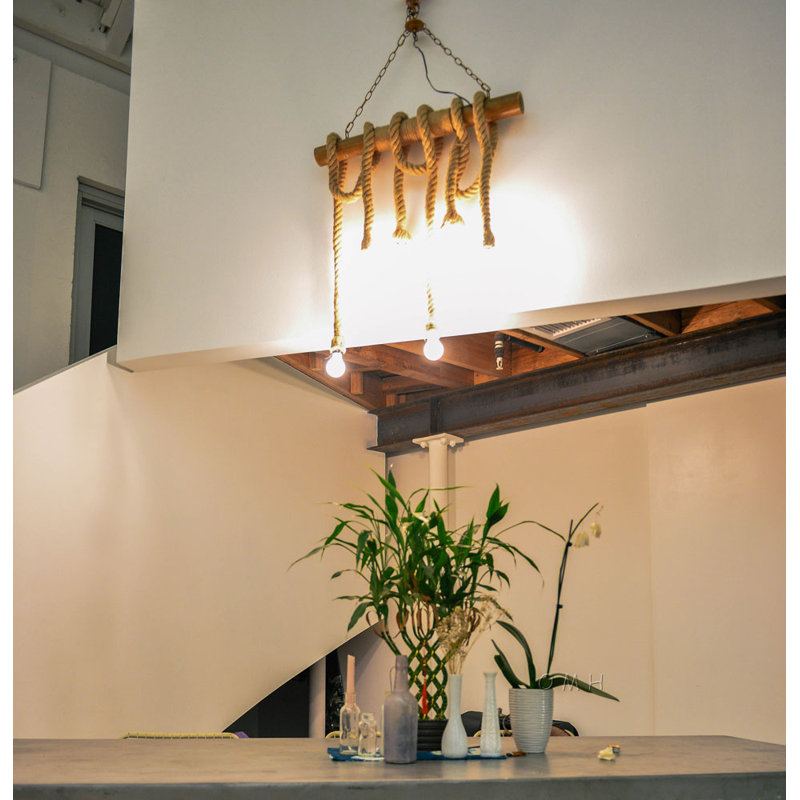 Luminaire suspendu en grappe à 6 lumières