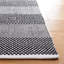 Tapis rayé kilim802 ivoire / noir-592056328
