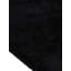 Ava Handmade Viscose Silky Solid Soft Black Rug-60827431