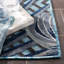 Tapis intérieur / extérieur turquoise / bleu marine Sparks Lianne-1813821683