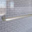 Distinctive porte de douche coulissante demi-cadre en nickel brossé de l 60 po x H 70,5 po en nickel brossé avec verre transparent de 1/4 po-50217651