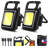 Keychain Work Light Keychain Flashlights 4 Light Modes,Keychain Light Emergency Light with Folding Bracket Bottle Opener for Fishing,Camping and Walking 2Pack