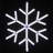 The Holiday Aisle® 18" Neon Lighted Snowflake