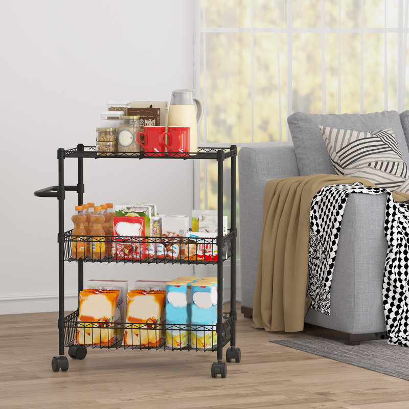 59.9 cm W Storage Rack, Natural