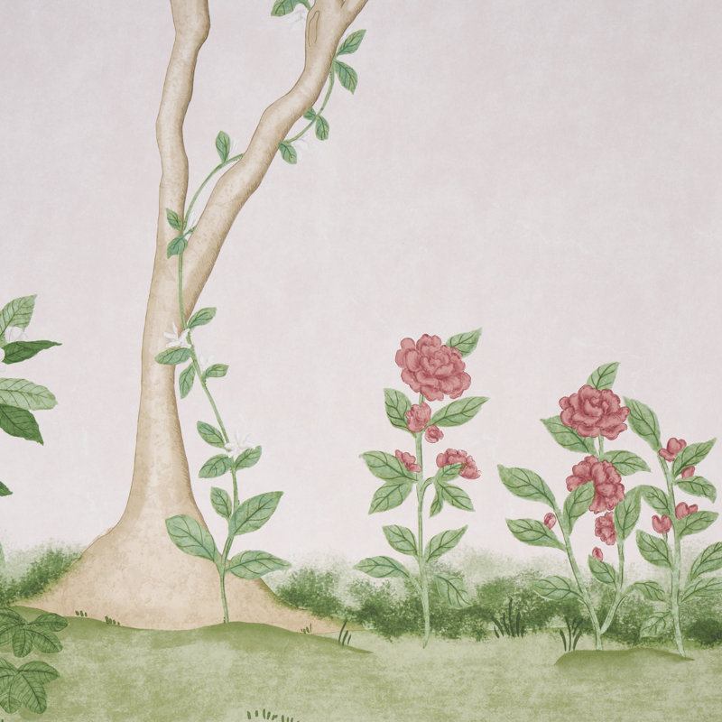Citrus Blossom 2 Panel Set, Blush