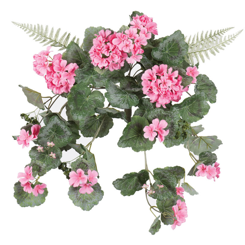 Buisson artificiel en géranium, Rose