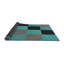 Tapis à motifs noir / vert mer-909459440