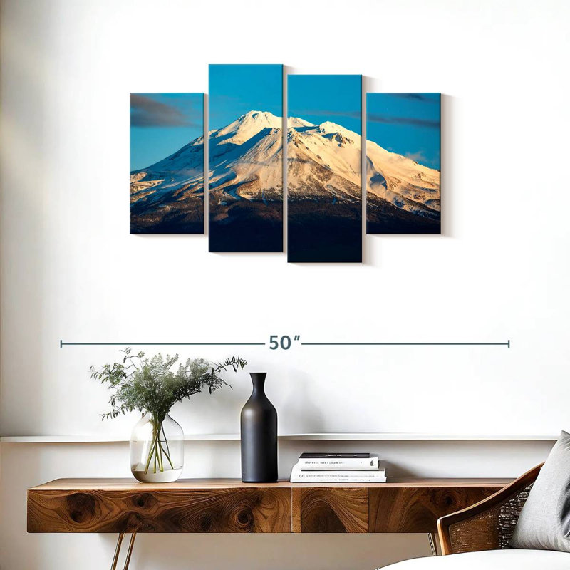 Mont enneigé Alvord Mont Shasta, H 22 po x l 36 po