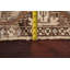 Tapis motif géométrique rétro Heriz Persian noué à la main 8 x 11