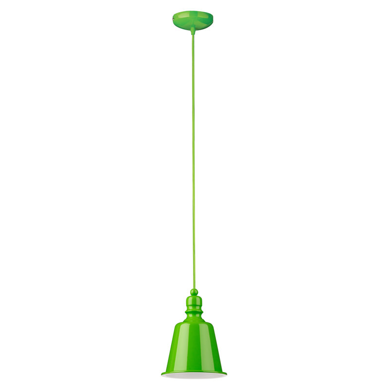 Pagoda 1 - Light Green Bell Pendant