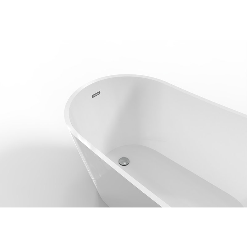 59'' x 31'' Soaking Acrylic Bathtub
