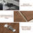 42.5-58.2 Inch Extendable Round Dining Table With Storage Shelf For 4-6 People-1260136554