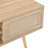 Rattan Tv Cabinet With Variable Color Light Strip, Double Sliding Doors, Tv Console-788137247
