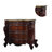 2 Drawer Transitional Style Nightstand-113008194