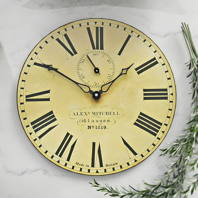 Station Wall Clock with Seconds Hand - 36cm