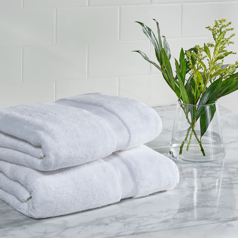 Syverson Cotton Bath Towel, White