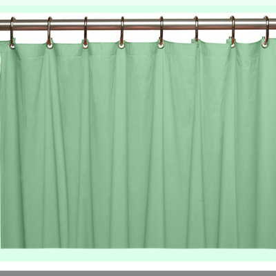 LuxGuard Heavy Duty Vinyl Shower Curtain Liner with Metal Grommets - Jade