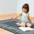Ottohome Non-Slip Bordered Area Rug For Living Room, Hallway, Entryway Rug, Blue-1233561622