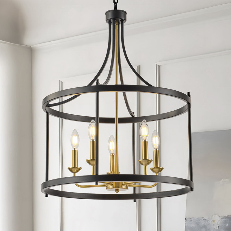 Lustre rond moderne 5 lumières Ensembles