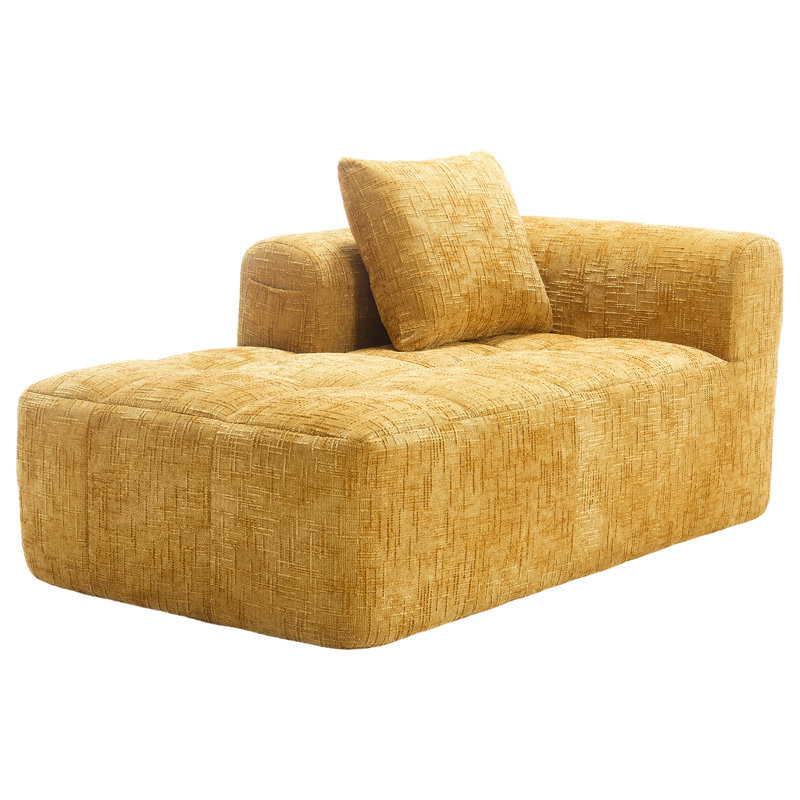 Chenille jaune, spacieuse et ergonomique, Jaune