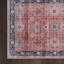 Tapis rouge / beige / bleu tissé à la machine Montrey-761700800