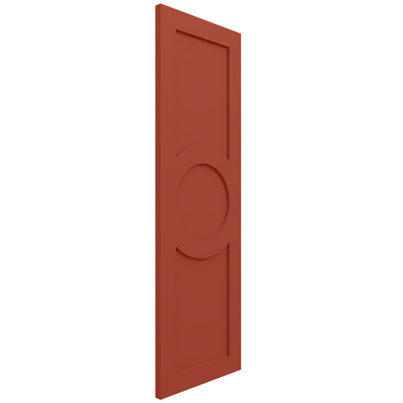 Volets à panneau plat, 61", Feuilles colorées, 18"