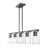 Zari 5 - Light Steel Dimmable Kitchen Island Square / Rectangle Chandelier-338262098