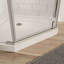 Porte de douche pivotante en verre trempé sans cadre-122762258