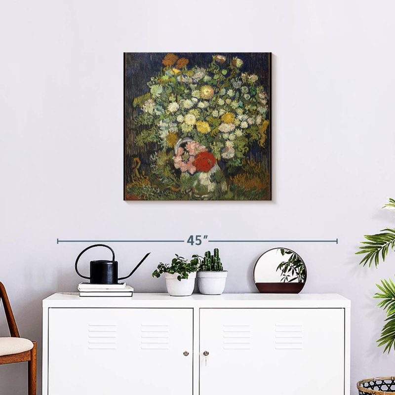 Bouquet de fleurs Harnek dans un vase, H 24 po x l 24 po