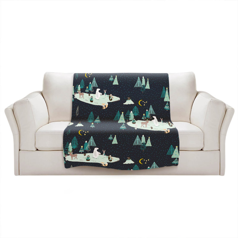  Couverture Wildlife Night, 51 po x 60 po