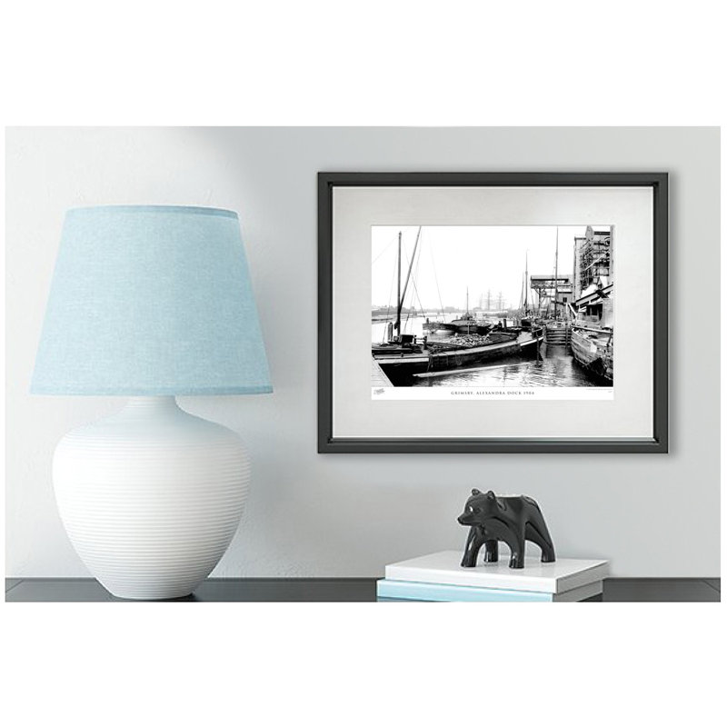 Grimsby, Alexandra Dock 1904 by Francis Frith - Single Picture Frame Print, 28cm H x 36cm W x 2.3cm D