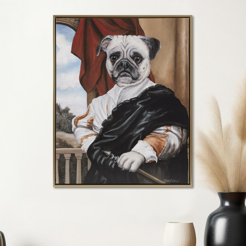 «Captain's Guard Pug», art mural