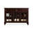 Modern Nut-Brown Solid Wood Sideboard