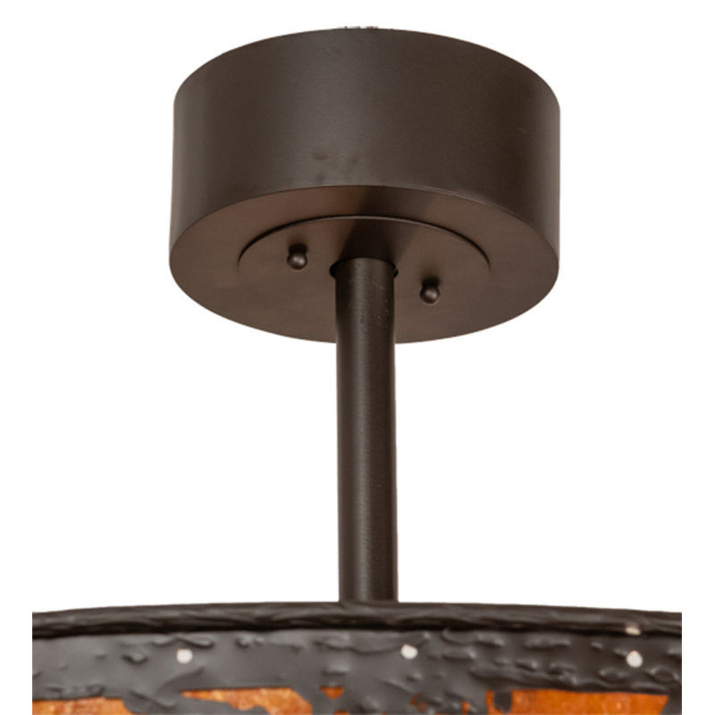 Whispering Pines Outdoor Downrod Ceiling Fan