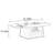 Simple oval multi-functional coffee table-106473887