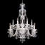 Sterling 12 Light 29in x 38in Two-Tier Chandelier in Silver with Clear Heritage Handcut Crystals-2024368616-2024368629