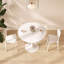 Table basse blanche moderne 31,5 po-966744350