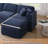 Bustamante 95" W U-Shape Corduroy Sofa With Reversible Ottomans-101232396