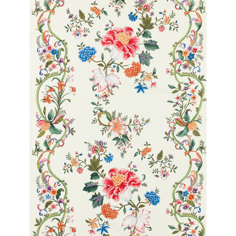 The MET x The House of Scalamandre Camellia Trellis, Cream