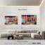 Tigre royal du Bengale sur toile, ensemble de 3 pièces-744722991