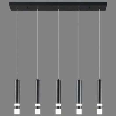 Mini-luminaire suspendu à DEL 5 lumières Gladus
