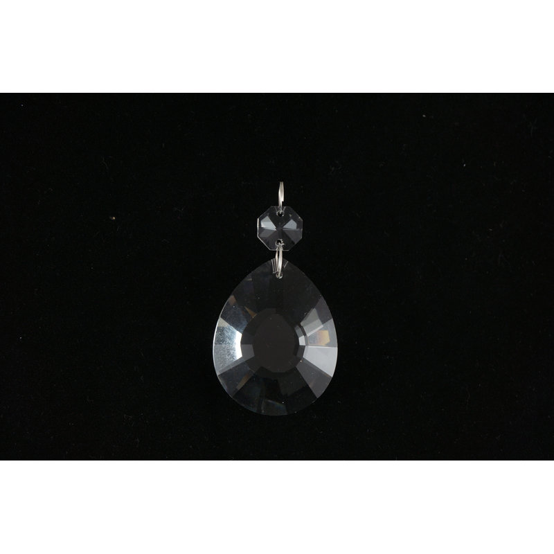 Ornement faîteau en cristal de coquillage (lot de 12), Transparent