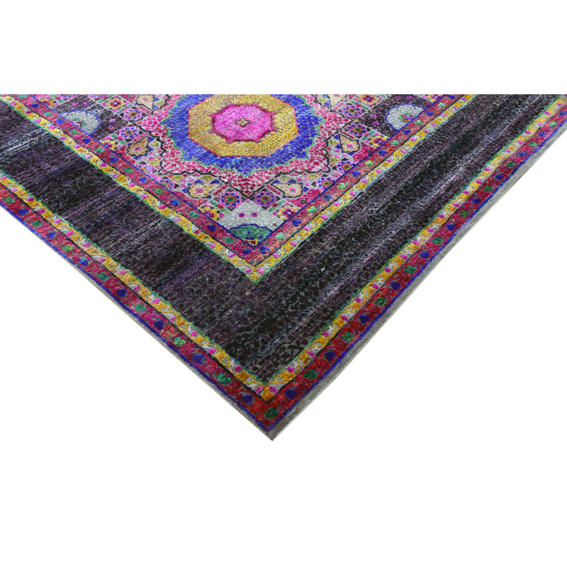Moroccan Area Rug, Rectangle 5' x 8'