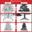 Arbre de Noël artificiel enneigé-1823499906