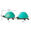 Lampe d'appoint en verre tortue 4,75 po Coveale-678927139
